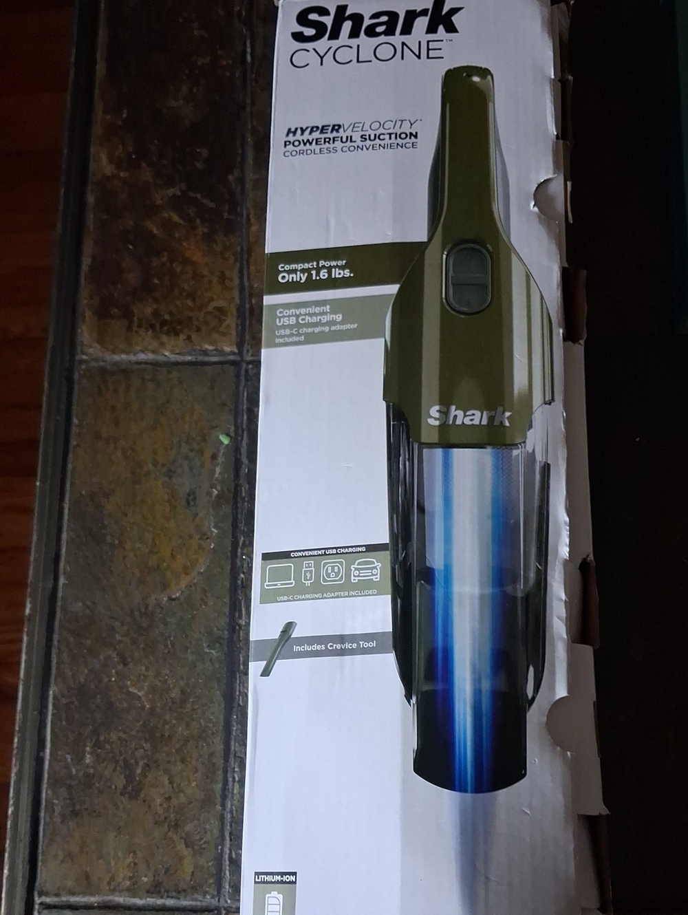 Shark Cordless Handheld Vacuum in Olive Green